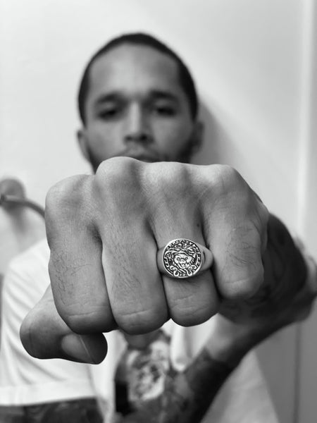 Owsley Bearsace: Grateful Dead Sterling Silver Ring