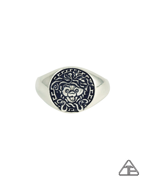 Owsley Bearsace: Grateful Dead Sterling Silver Ring