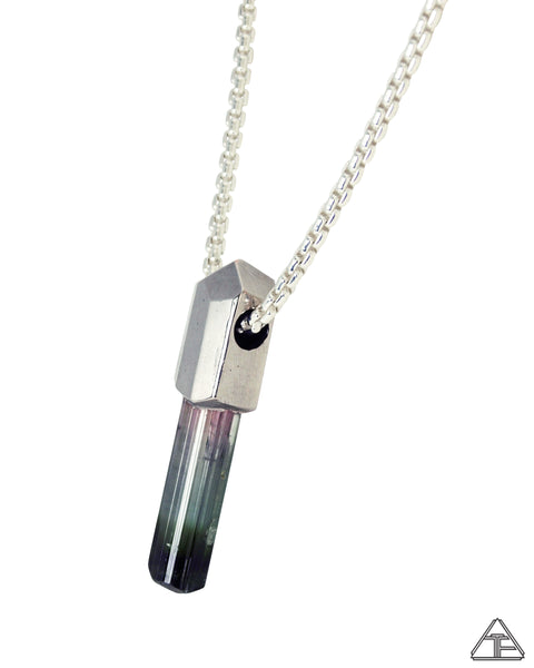 Cruzeiro Tourmaline Palladium Crystal Talisman Pendant