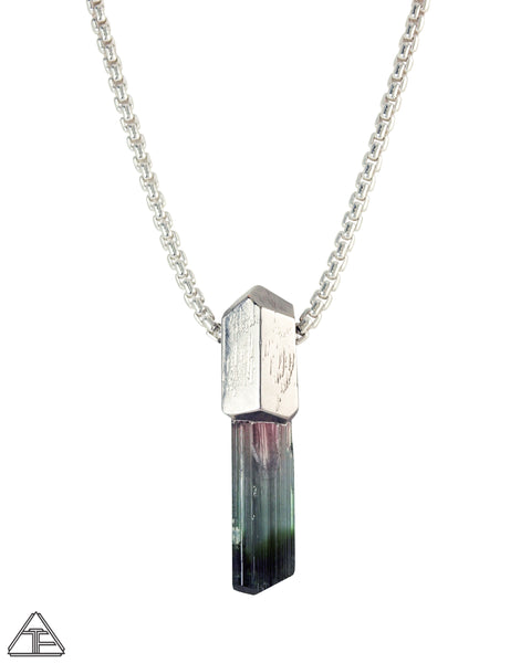 Cruzeiro Tourmaline Palladium Crystal Talisman Pendant