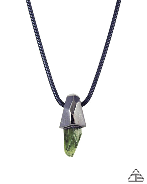 Chrome Diopside Crystal Talisman Pendant