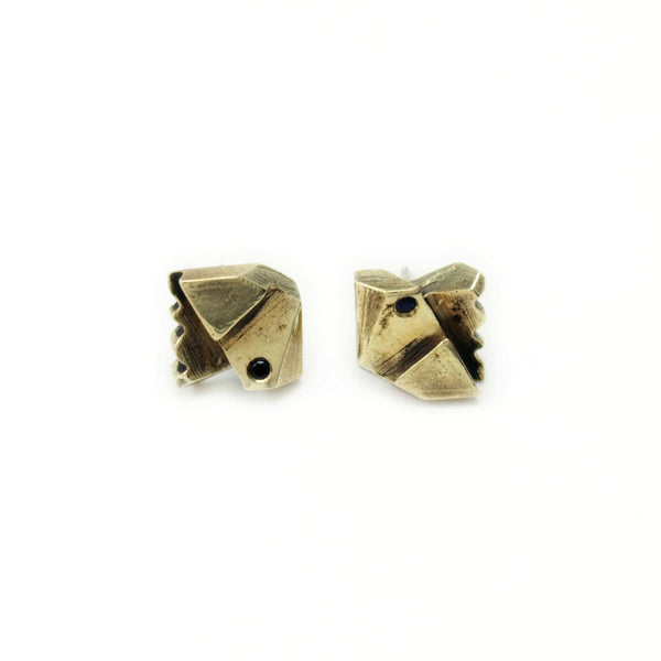 Prism Lattice: Brass Studs Black Spinel